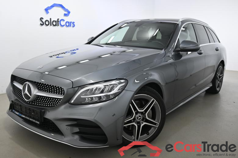 Mercedes C 180 D AMG Facelift LED-Xenon Navi Sport-Leather KeylessGo Klima PDC ...