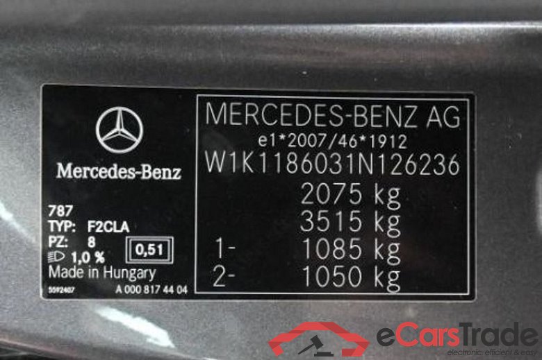 Mercedes CLA SB ´19 CLA -Klasse Shooting Brake CLA 180 d (118.603) 1.5 85KW AT7 E6dT #4
