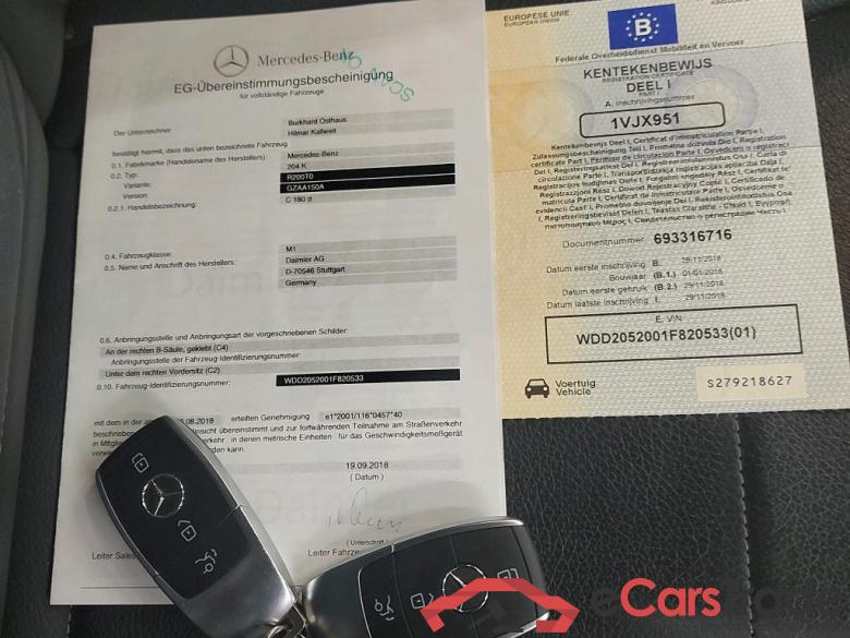 MERCEDES - MER C BREAK C 180 d 122PK Business Solution Pack Leather Towing hook #4