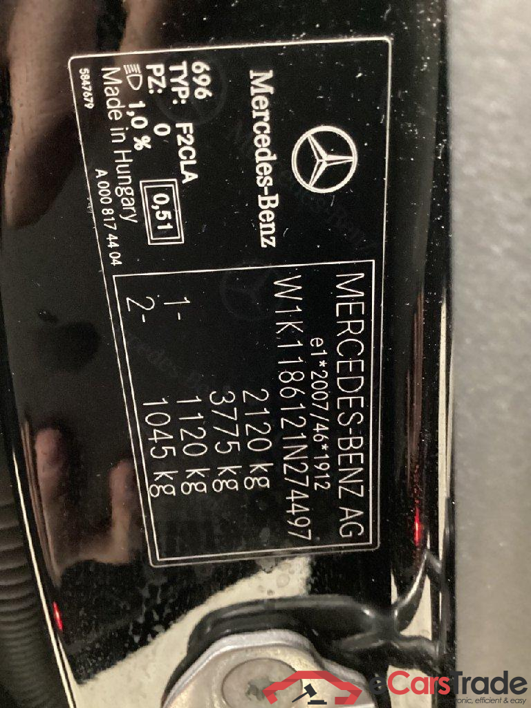 Mercedes CLA SB ´19 CLA -Klasse Shooting Brake CLA 200 d (118.612) 110KW AT8 E6d