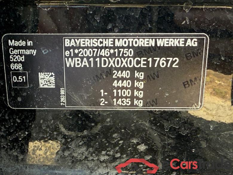BMW 5-Serie Touring ´16 Baureihe 5 Touring 520 d 2.0 140KW AT8 E6dT #5