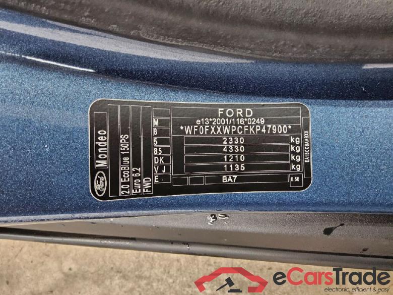 Ford Mondeo Wagon ´14 Mondeo Turnier Business Edition 2.0 EcoBlue 110KW AT8 E6dT #5