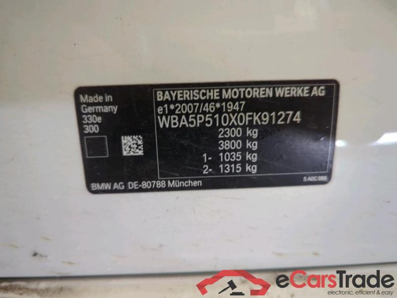 BMW 3-Serie ´18 Baureihe 3 Lim. 330 e Sport Line 2.0 185KW AT8 E6d #4