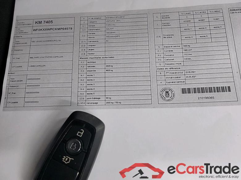 FORD - FOR GALAXY TDCi 150PK Powershift Titanium & Adaptive Cruise & Removable Towing Hook #4