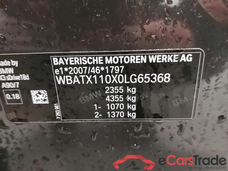 BMW - BMW X3 sDrive18d 136PK Pack Corporate & Electric Towing Hook #6