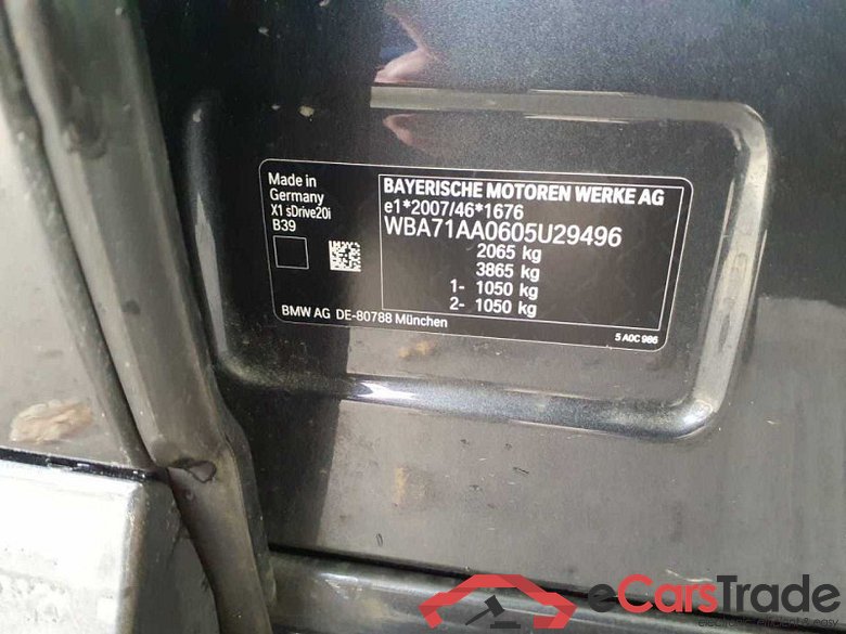 BMW X1 (F48)(2015->) DE - SUV5 sDrive20i EU6d, M Sport (EURO 6d), (Facelift) 2020 - 2022 #3