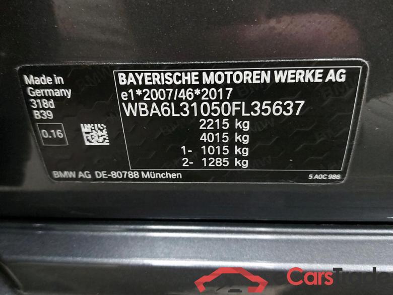 BMW - BMW 3 TOURING 318dA 136PK Sport Pack Business With Heated Seats & Harman Kardon & Parking Assistant Pack #6