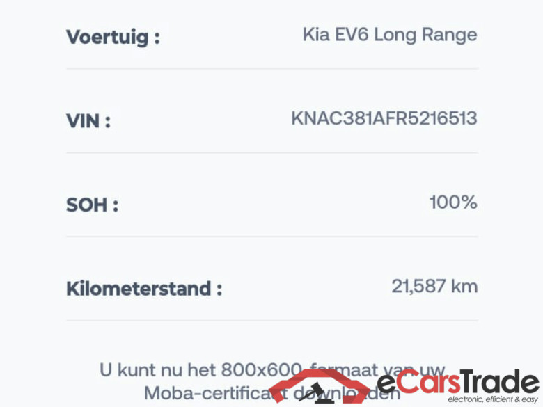 KIA Ev6 BEV 77,4 kWH Business Plus 5d #5