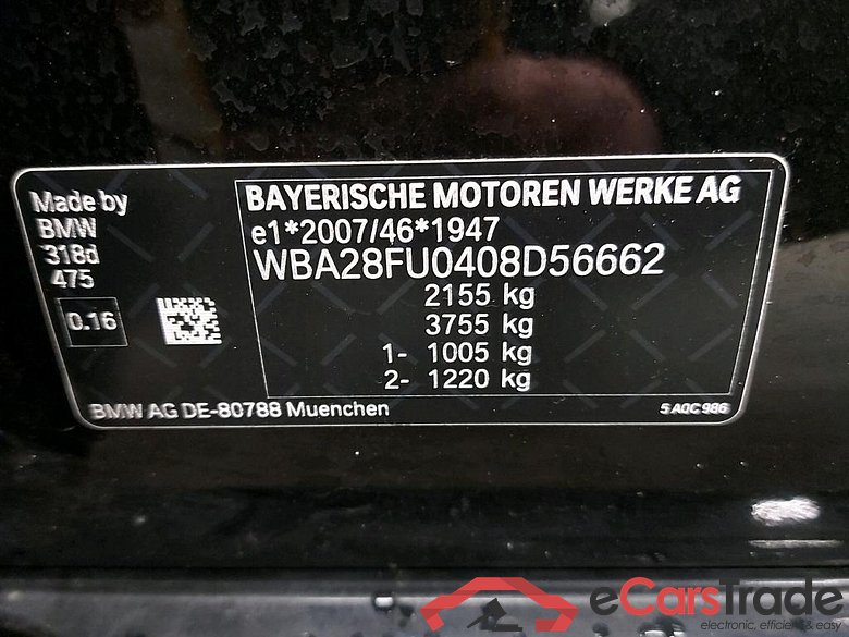 BMW - BMW 3 BERLINE 318dA 136PK With Heated Seats & Active Cruise Control & 18 Inch Alloy #6