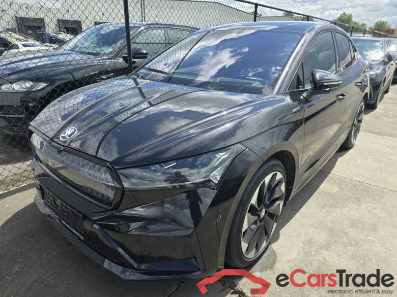 Skoda Enyaq iV Coupe 80 Sport-Line Aut. Pano LED-Matrix Head-Up Virtual ACC Ambient Navi-Pro 1/2 Sport-Leather-Alcantara KeylessGo Camera Klima PDC ...