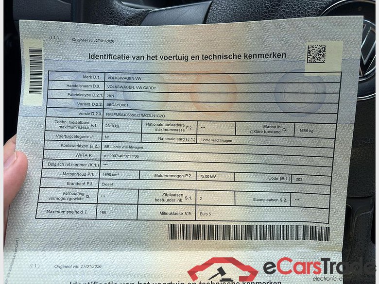 VOLKSWAGEN Caddy Maxi Van Caddy Maxi Fourgon 3006 mm 1,6 l TDI  102ch (75KW) Boîte manuelle 5 vitesses #6