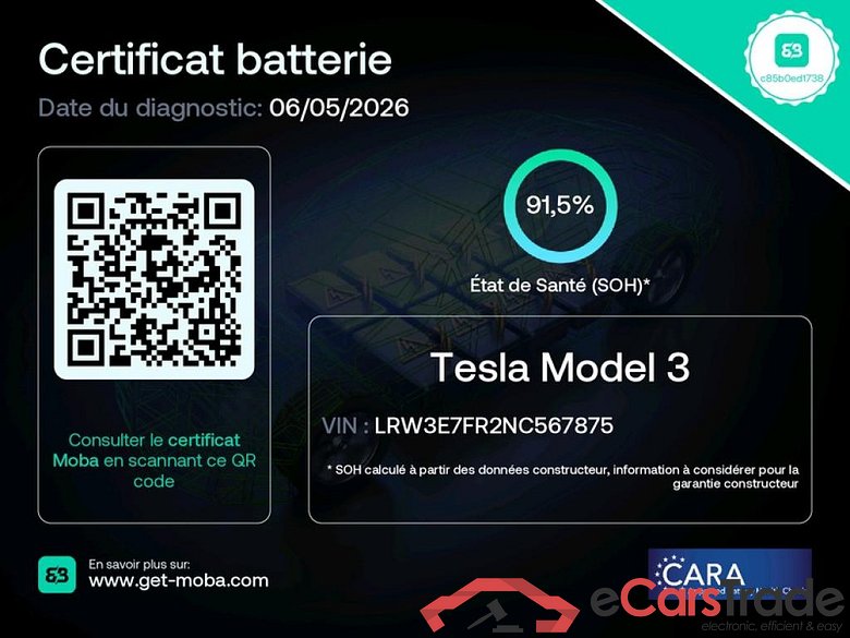 TESLA Model 3 / 2018 / 4P / Berline Propulsion #2
