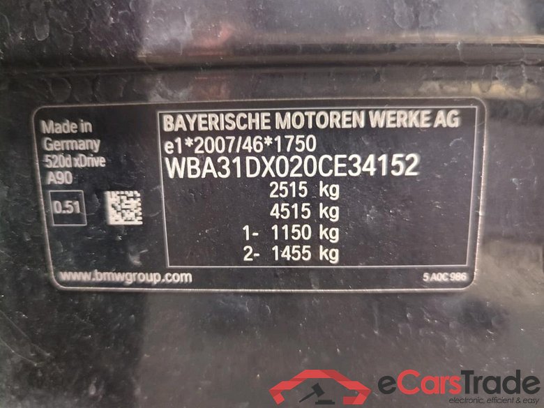 Baureihe 5 Touring 520 d xDrive Sport Line 2.0 140KW AT8 E6dT #4
