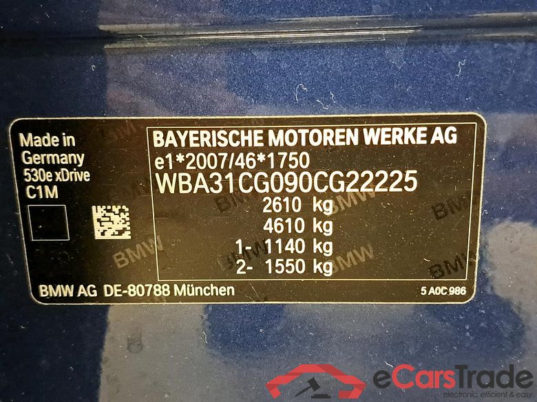 BMW - BMW 5 TOURING 530e xDriveA 272PK Luxury Line Business Edition Pack Safety & Comfort+ & Driving Assistant Professional * HYBRID * #6