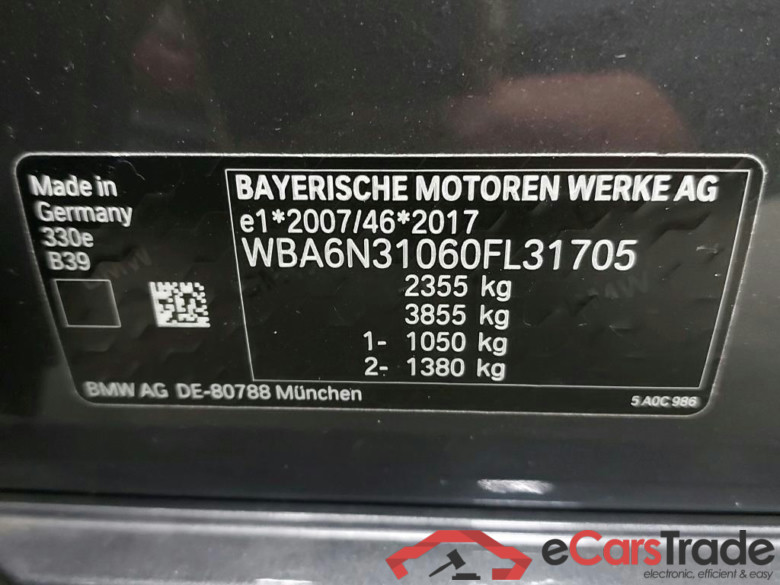 BMW - BMW 3 TOURING 330e 292PK Pack Business With Sport Seats & Travel & Active Cruise & Towing Hook * HYBRID * #6