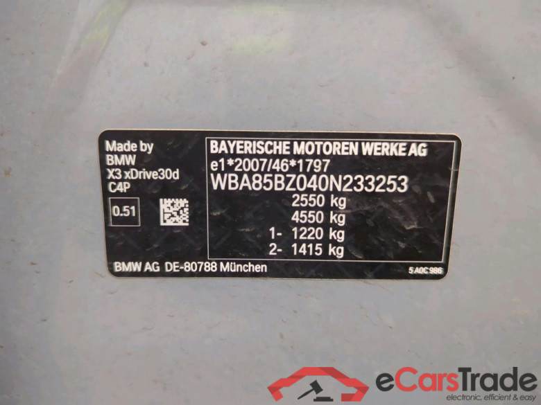 BMW X3 xDrive30d Aut. 5d 210kW #4