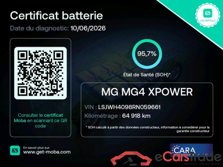 MG MG4 / 2022 / 5P / Berline XPower 64kWh 320kW #2