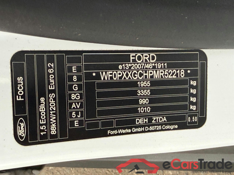 Focus Turnier Cool & Connect 1.5 EcoBlue 88KW MT6 E6d #5