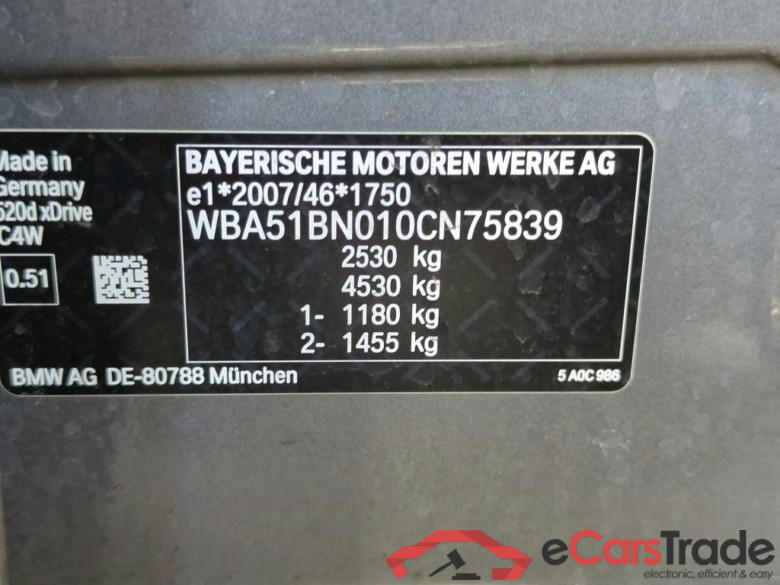 Baureihe 5 Touring 520 d xDrive 2.0 140KW AT8 E6d #4
